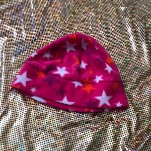 Deep Pink Girls Star Hat